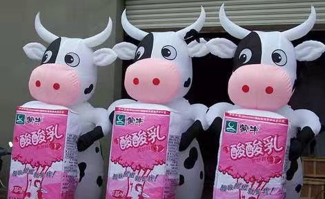 三穗牛奶包装广告气模